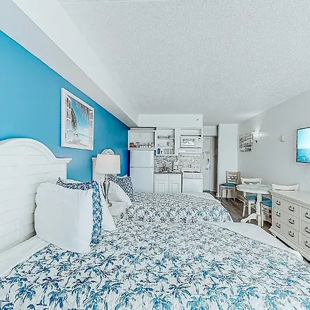 Ocean Front Comfy Condo W/Kitchen, Sleeps 4, Snowbird Paradise Myrtle Beach Exterior photo
